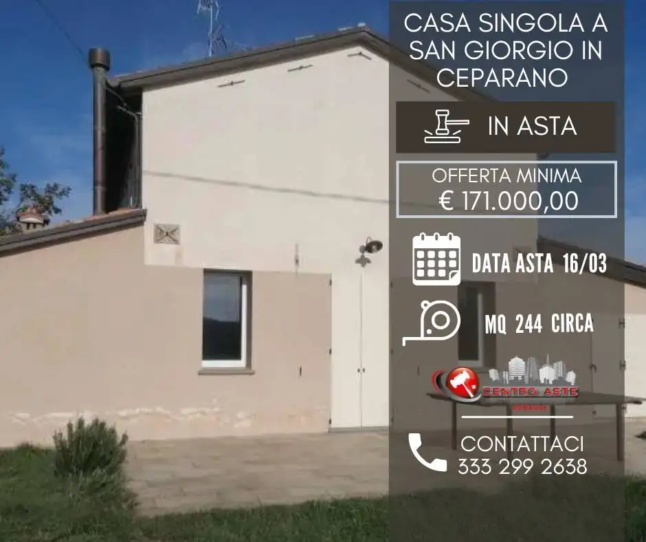 Villa in asta a Brisighella