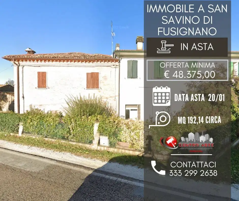 Appartamento in asta a Fusignano