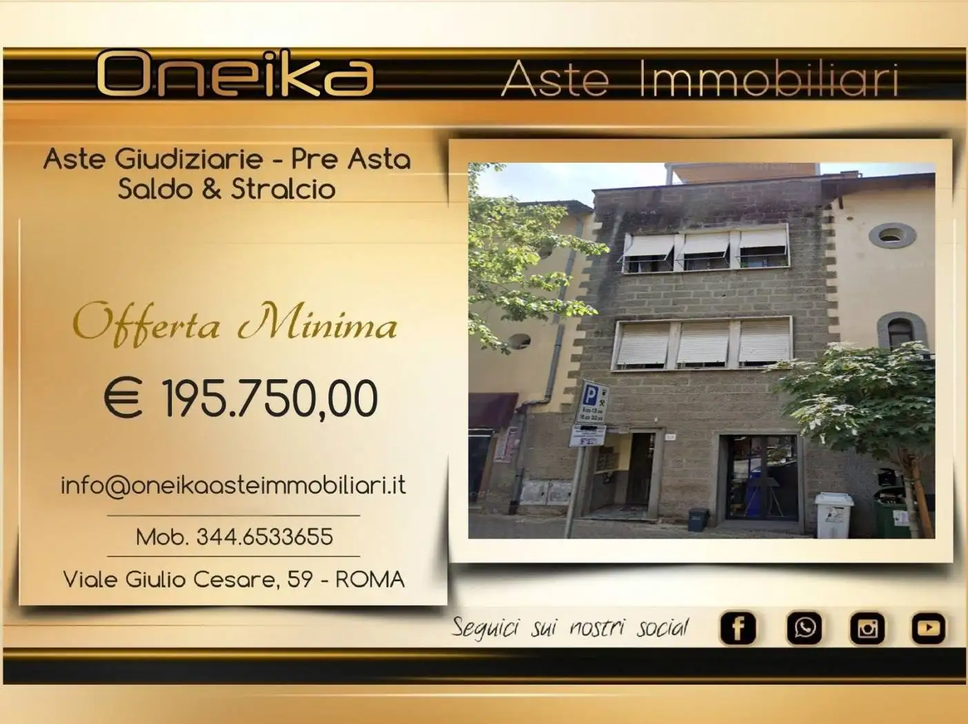 Appartamento in asta a Grottaferrata