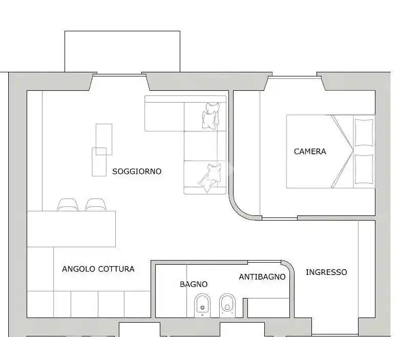 Bilocale via Padova 76, Parco Trotter, Milano - foto 5