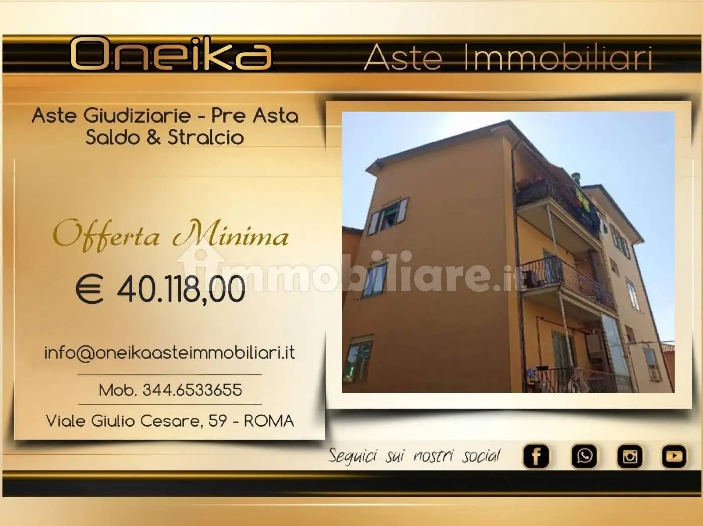 Appartamento in asta a Castel del Piano