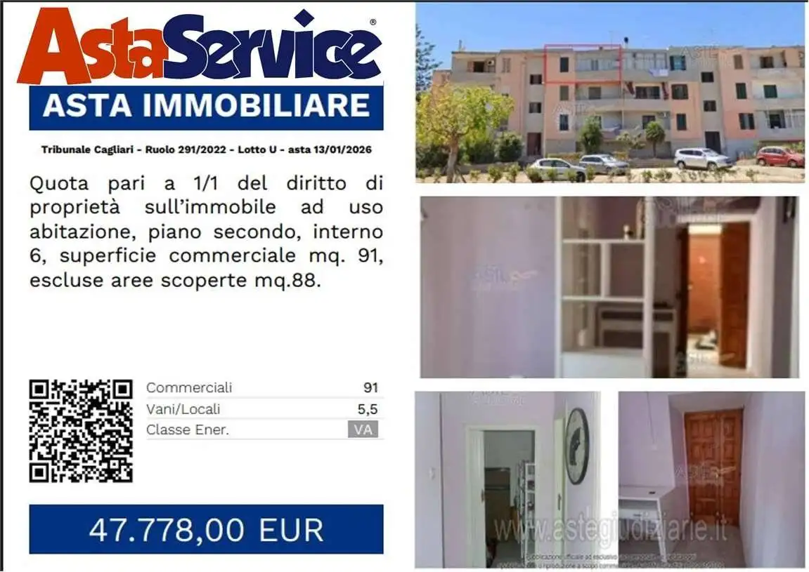 Appartamento in asta a Sant'Antioco