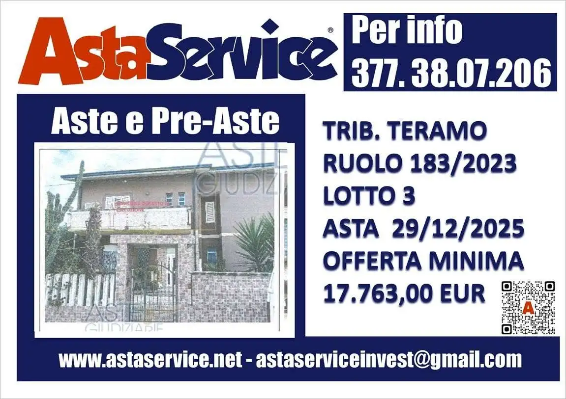 Appartamento in asta a Tortoreto