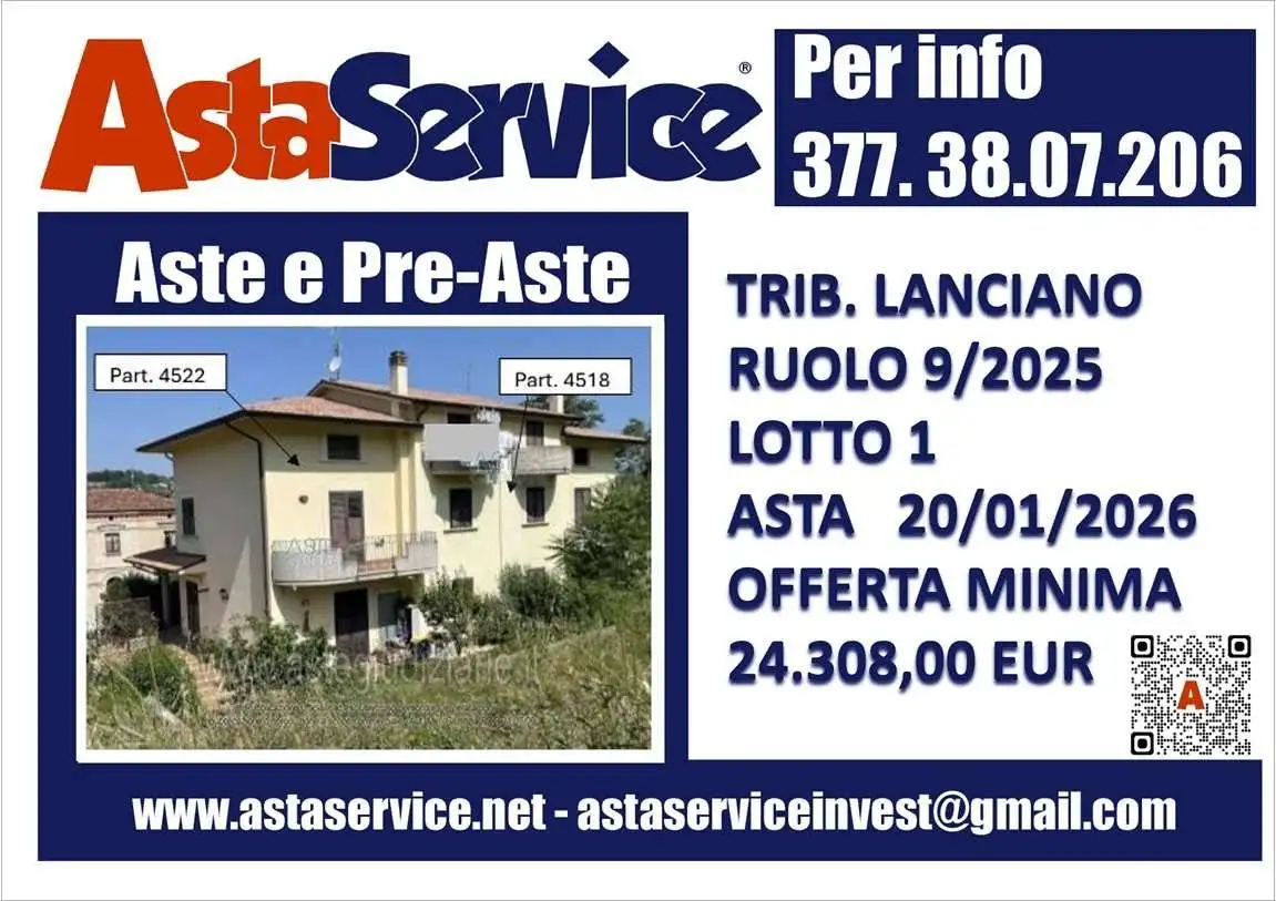 Villa in asta a Lanciano