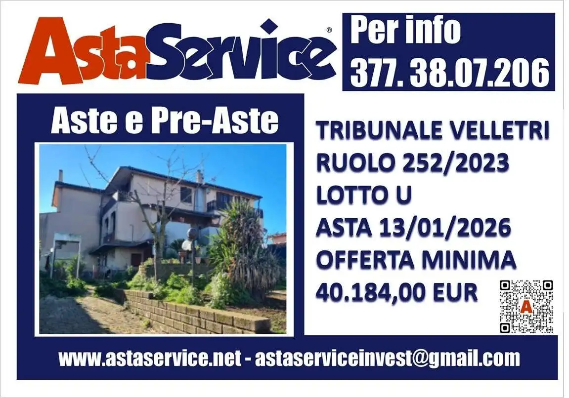 Villa in asta a Ardea