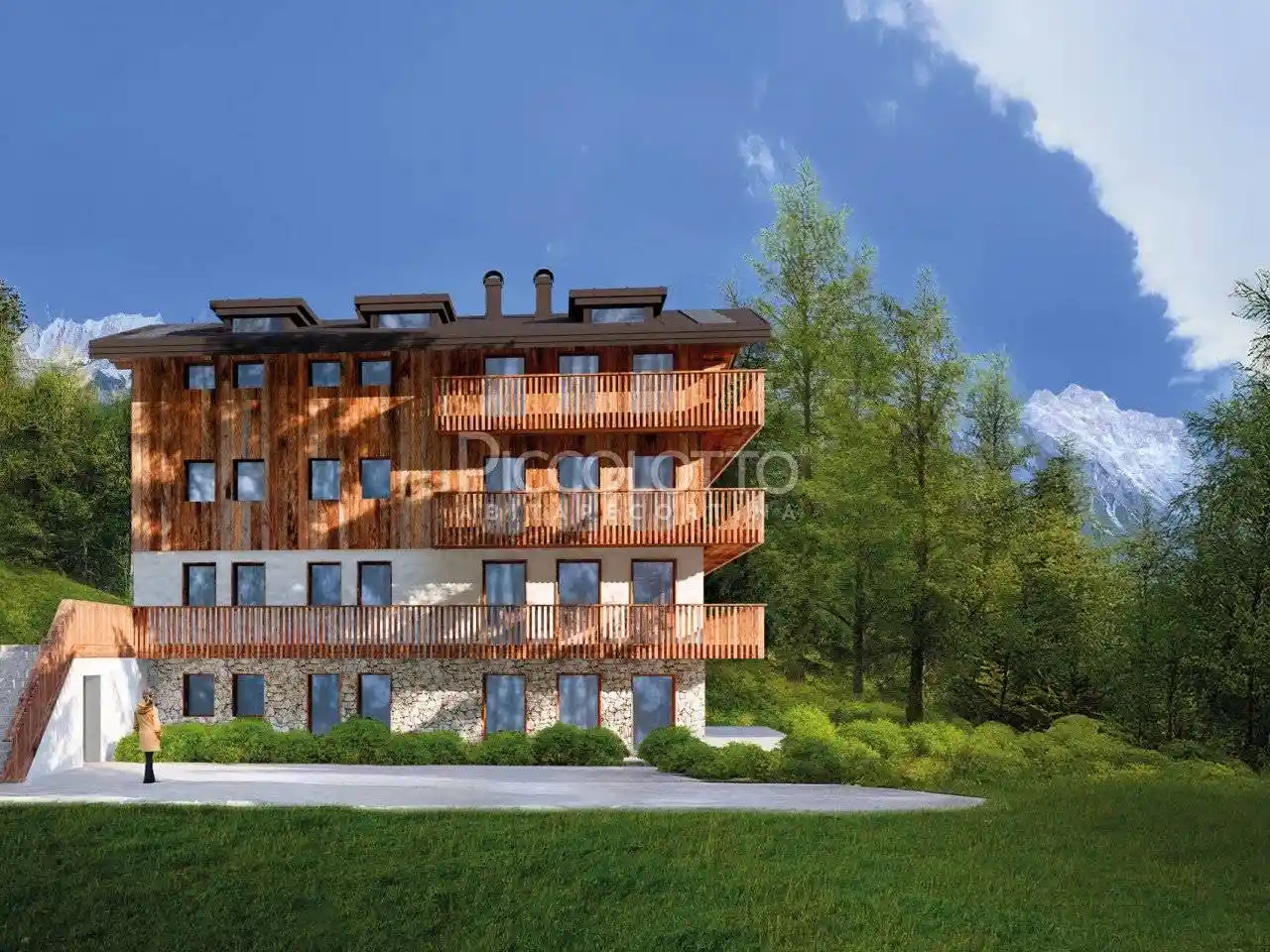 Quadrilocale via Menardi, Centro, Cortina d'Ampezzo - foto 2