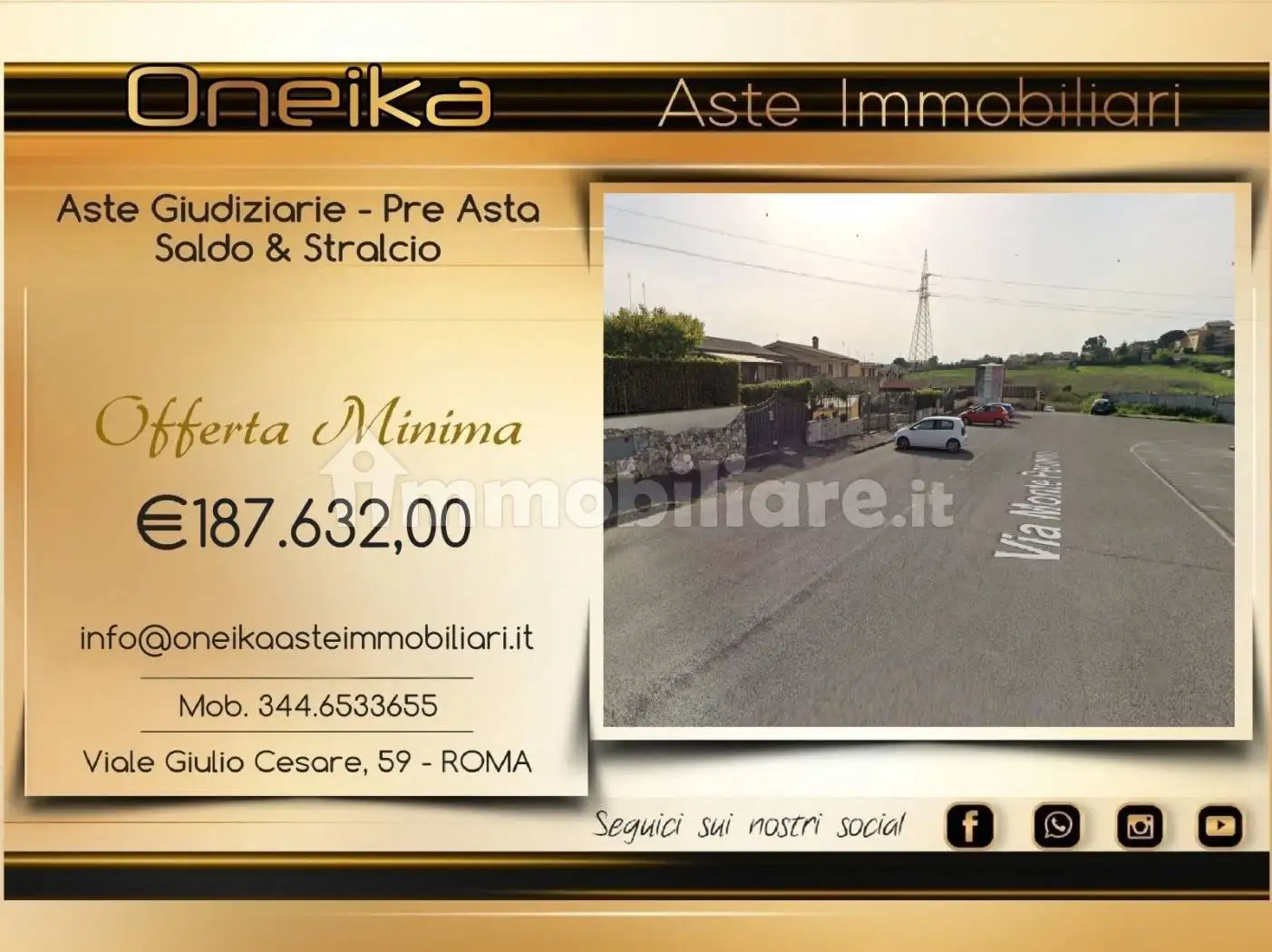 Villa in asta a Guidonia Montecelio