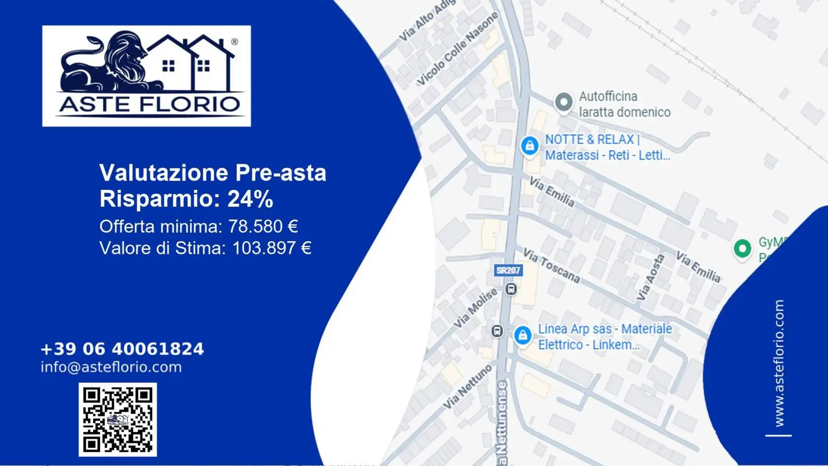 Villa in asta a Albano Laziale