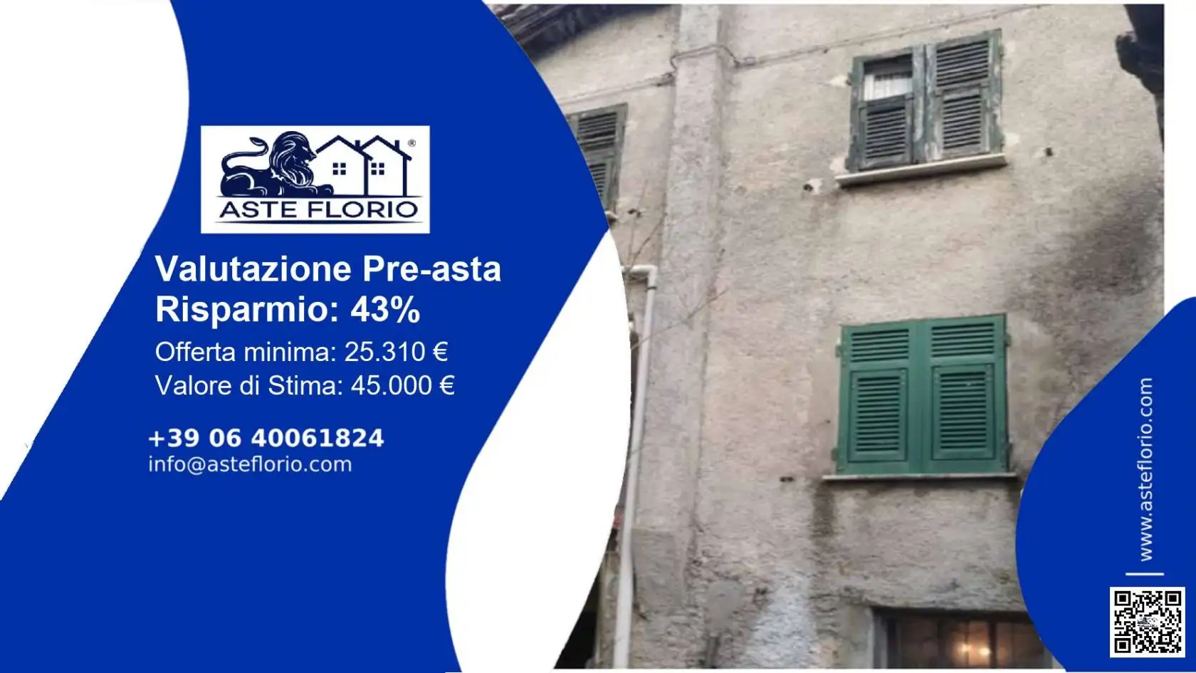 Appartamento in asta a Valbrevenna