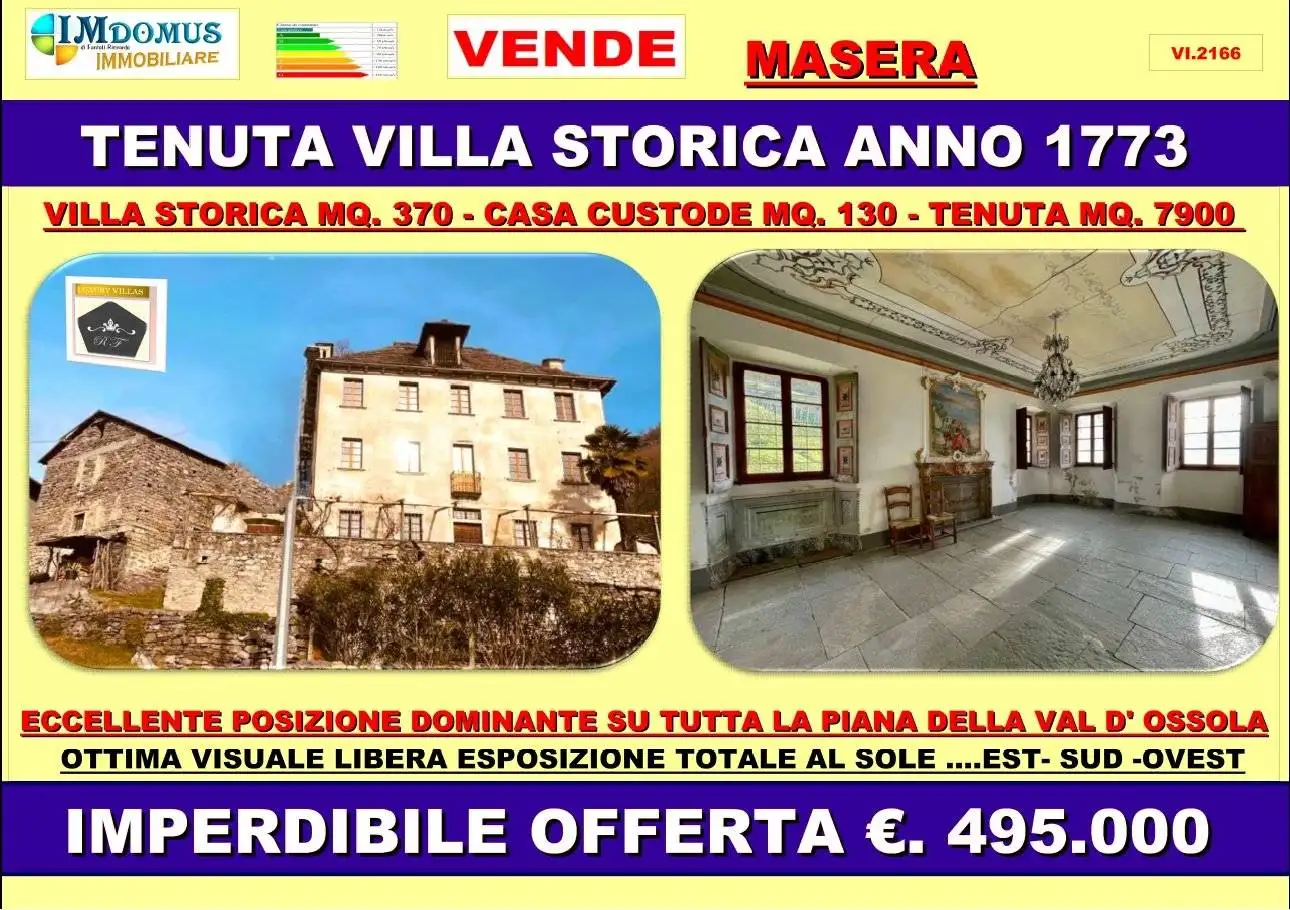 Villa in vendita a Domodossola