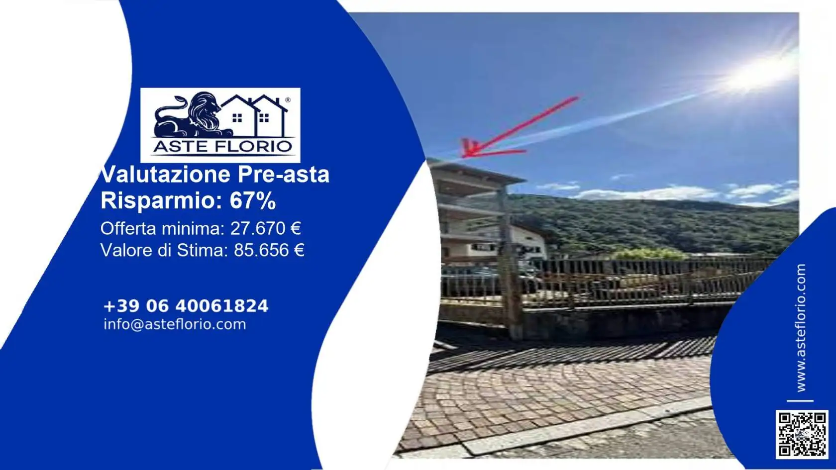 Appartamento in asta a Cortenova