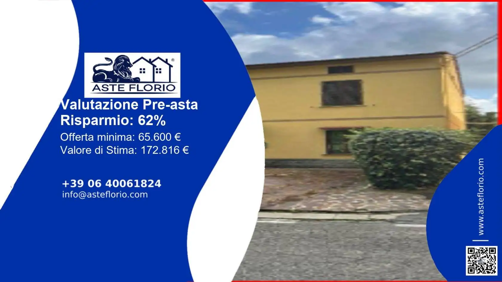 Villetta a schiera in asta a Vernio