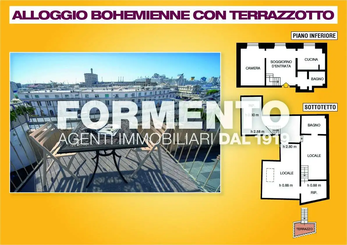 Attico - Mansarda in vendita a Genova