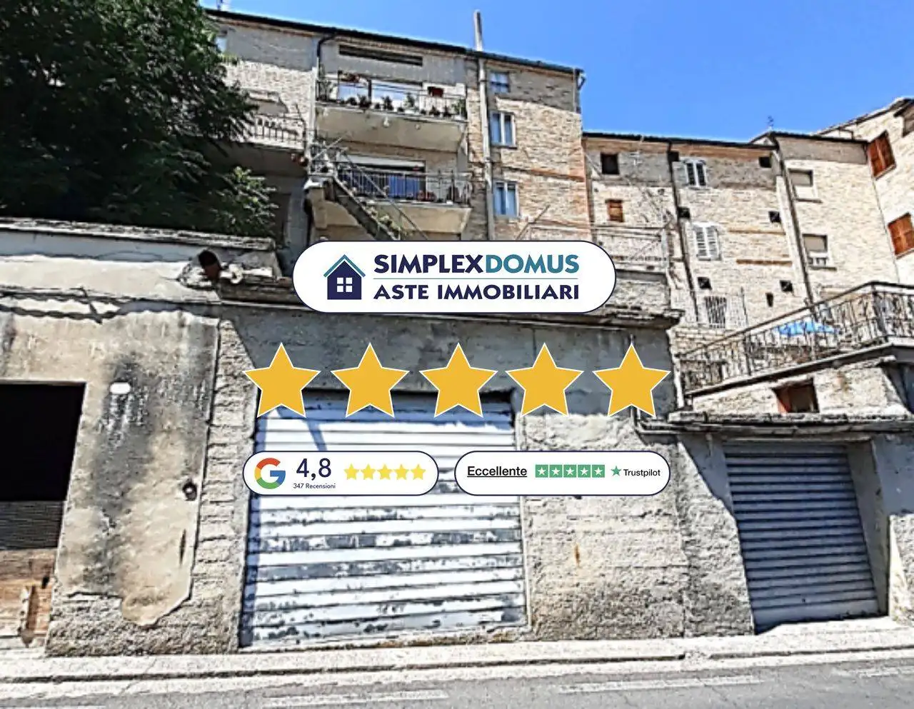 Villa in asta a Belmonte Piceno