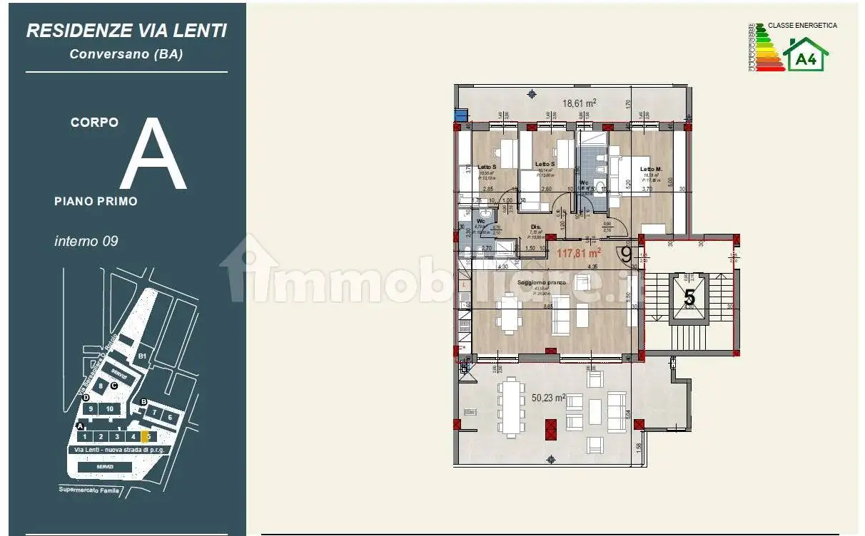 Quadrilocale via Antonio Manuzzi, Conversano - foto 2