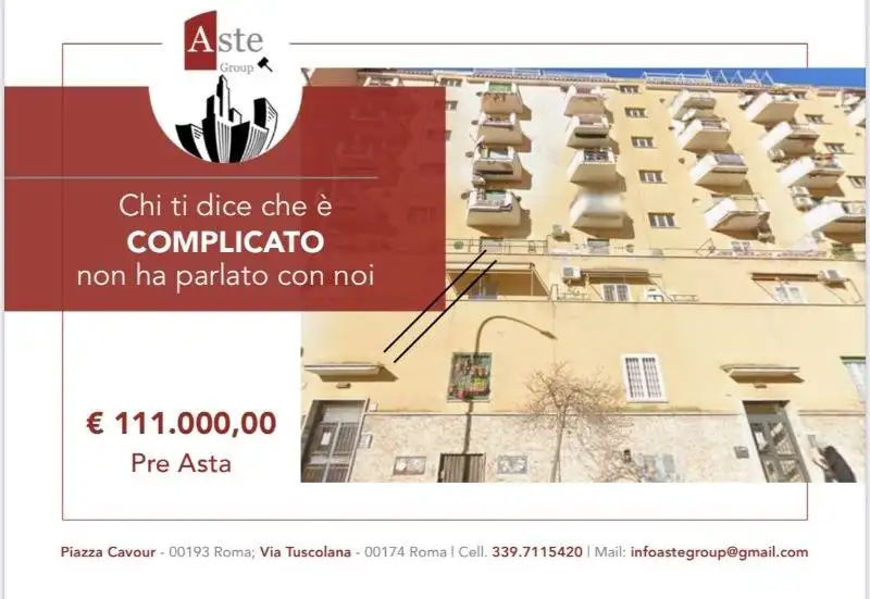 Appartamento in asta a Roma