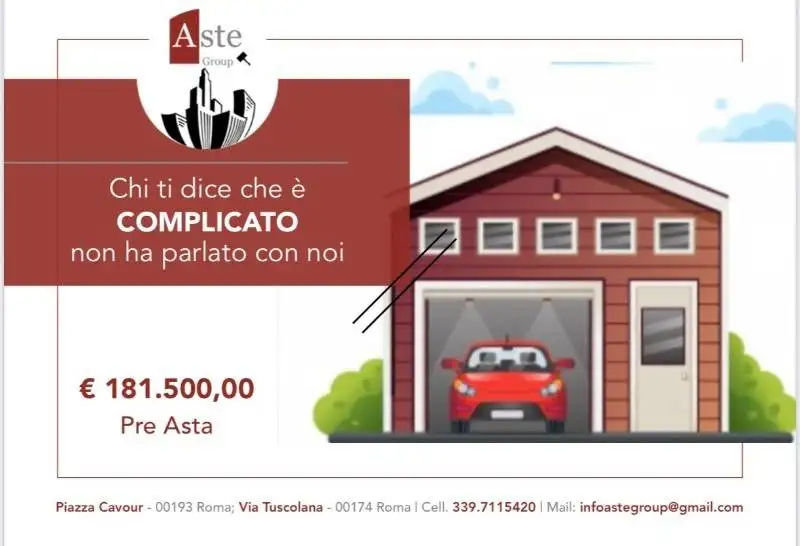 Villa in asta a Roma