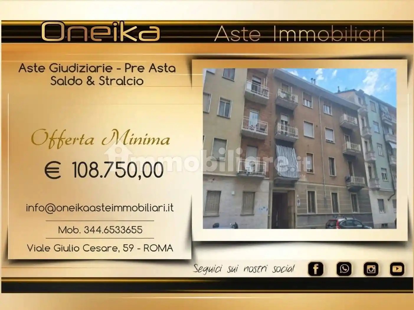 Appartamento in vendita a Torino