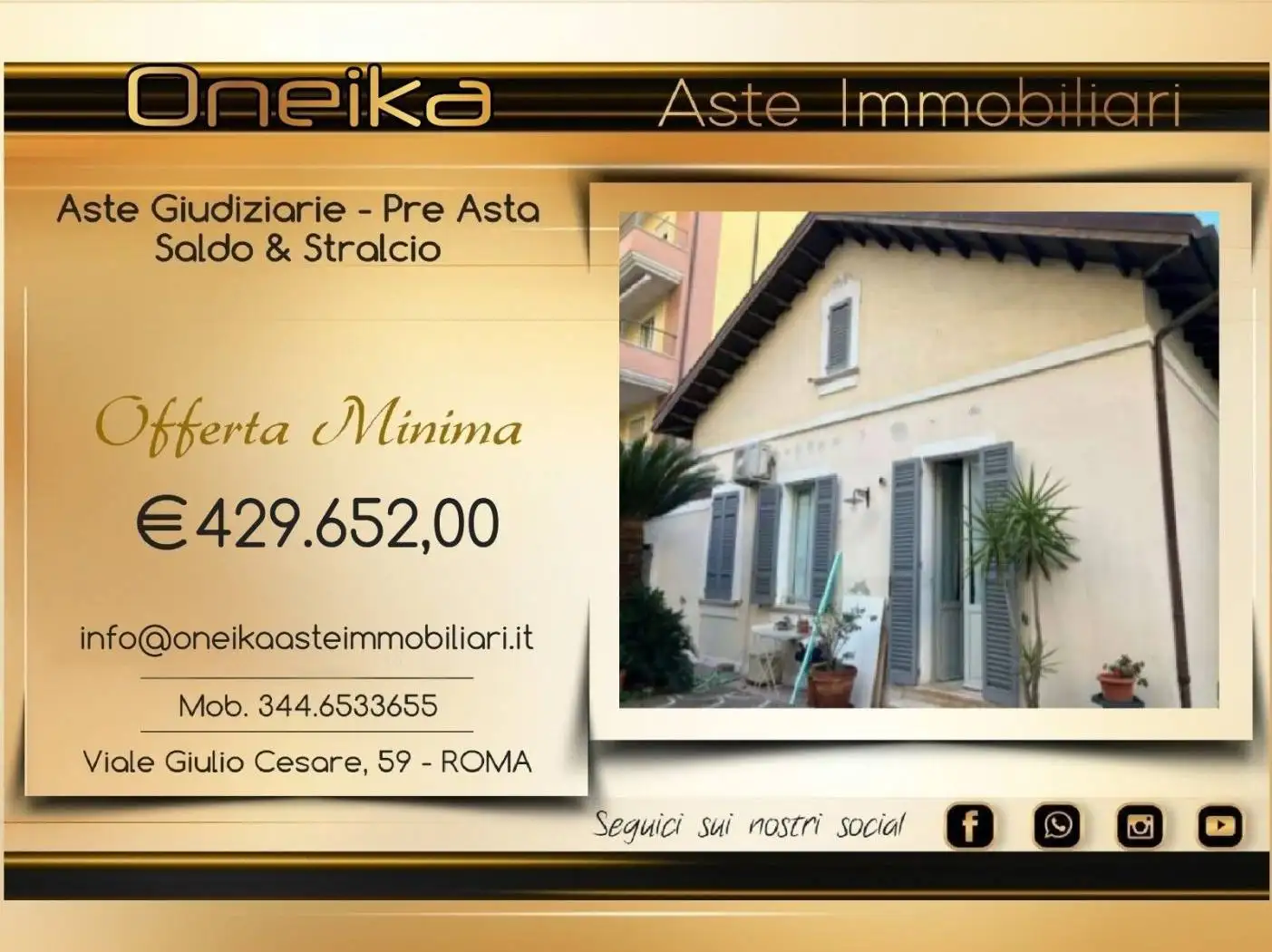 Casa indipendente in asta a Pescara