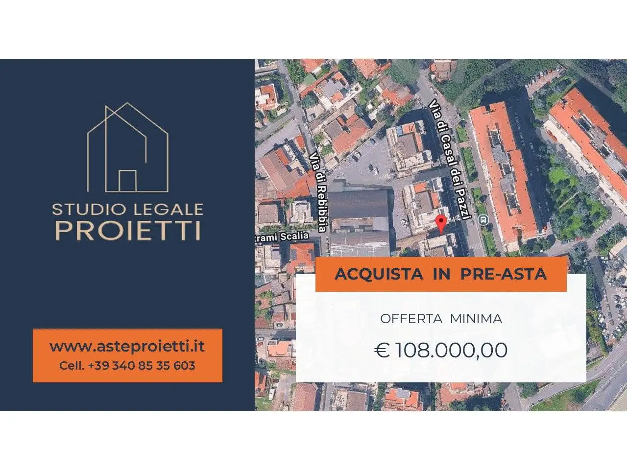 Appartamento in asta a Roma