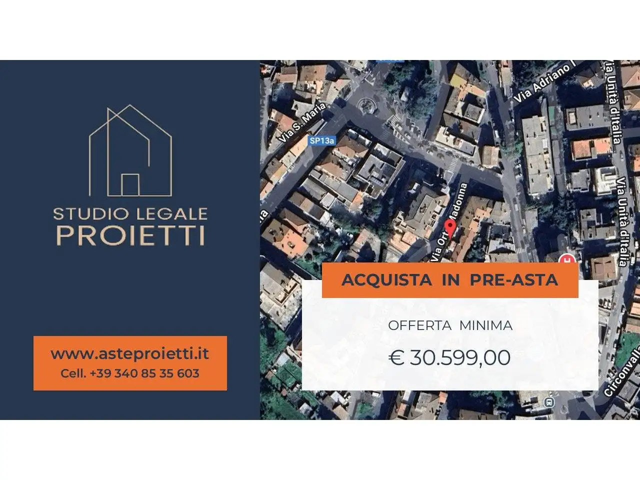 Appartamento in asta a Campagnano di Roma