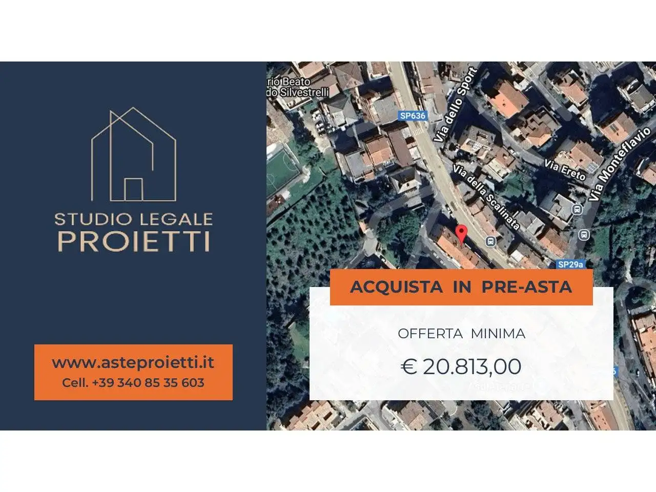 Appartamento in asta a Moricone