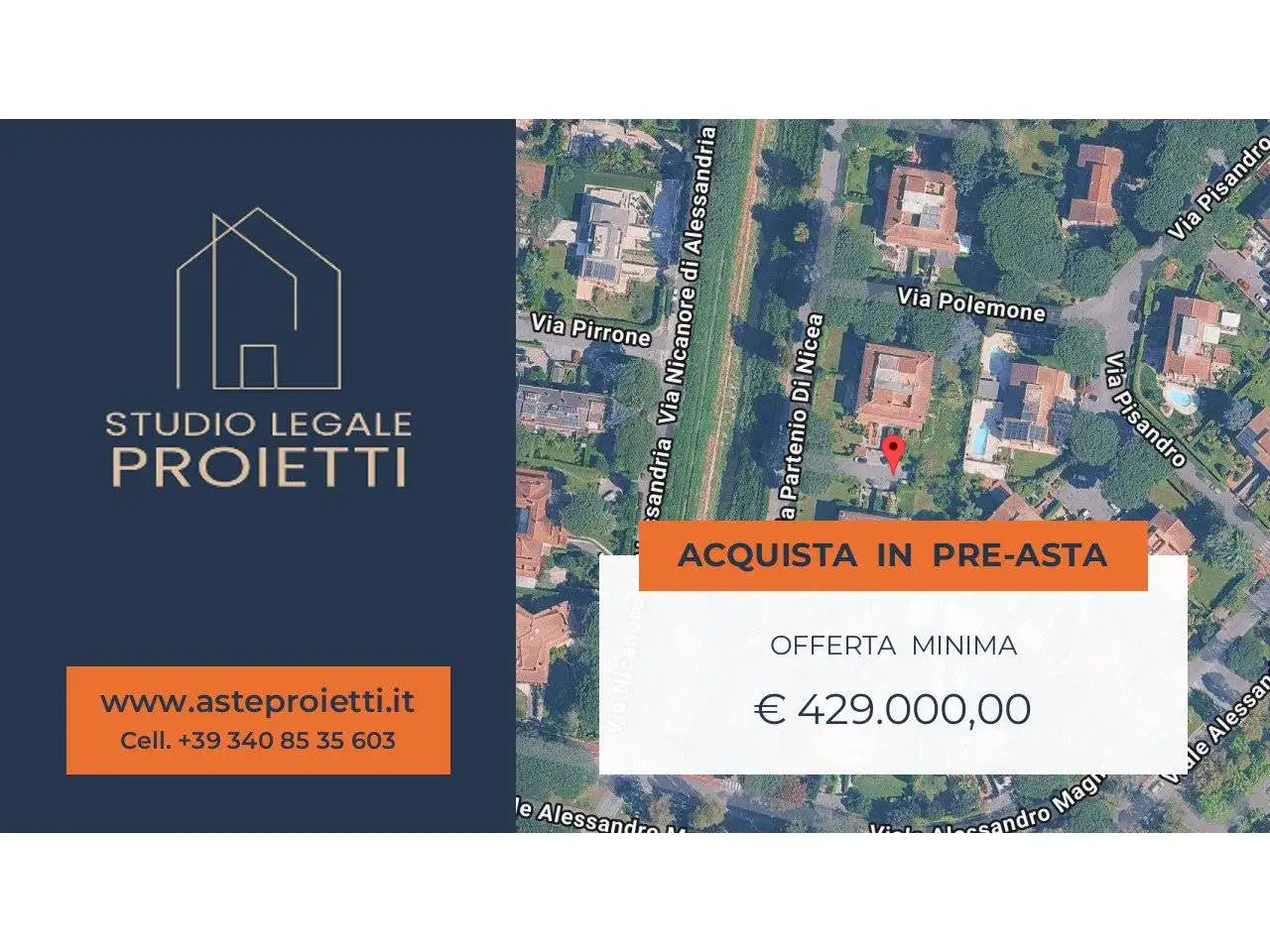 Villa plurifamiliare in asta a Roma