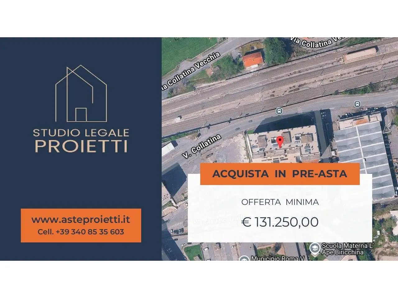 Appartamento in asta a Roma