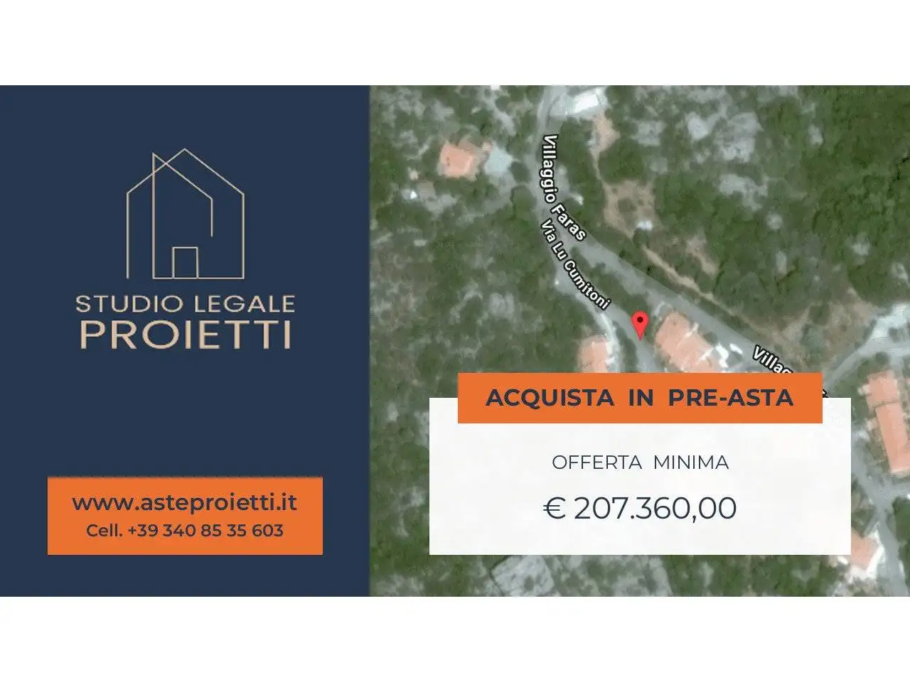 Appartamento in asta a Arzachena