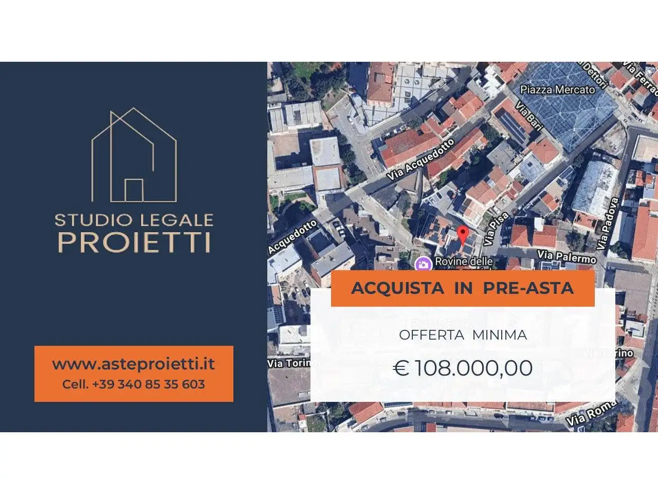 Appartamento in asta a Olbia