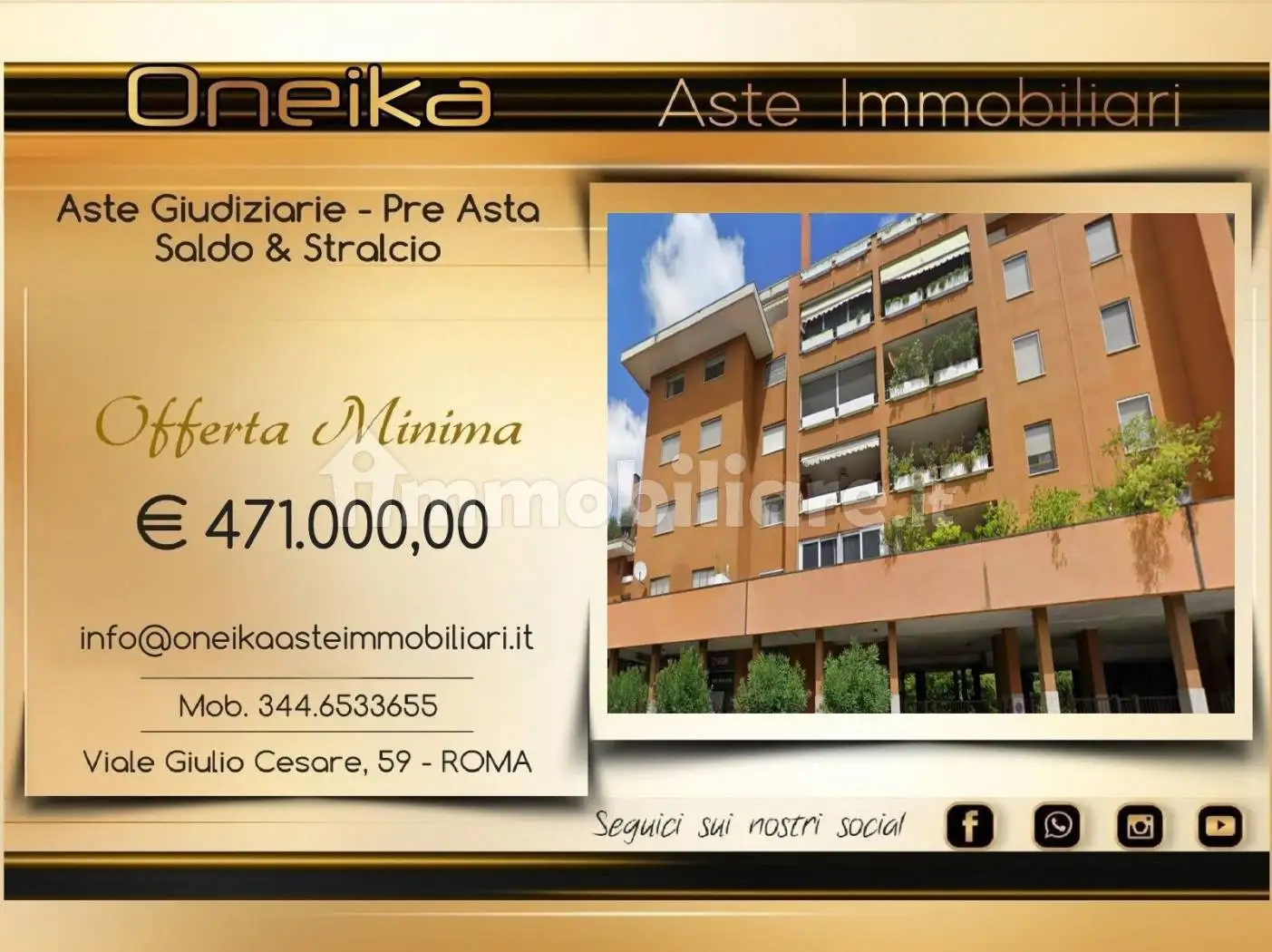 Appartamento in asta a Milano