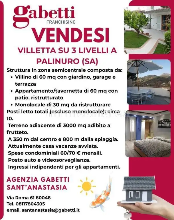 Appartamento in vendita a Centola