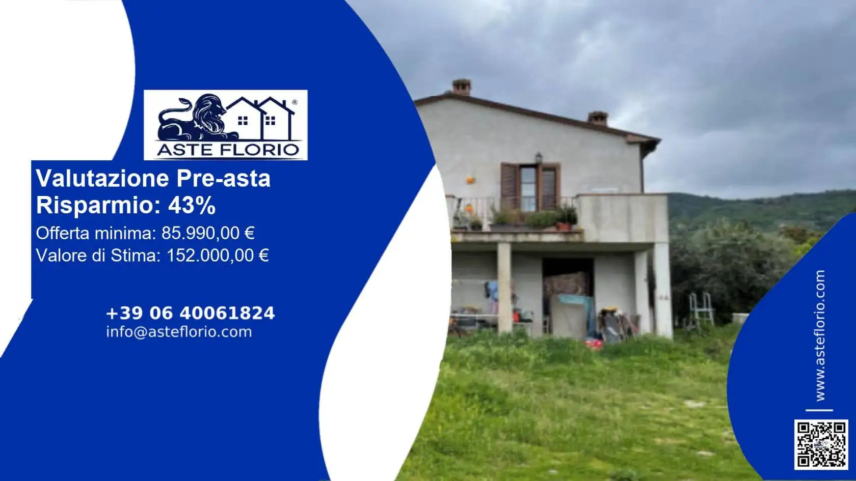 Appartamento in asta a Castiglion Fiorentino