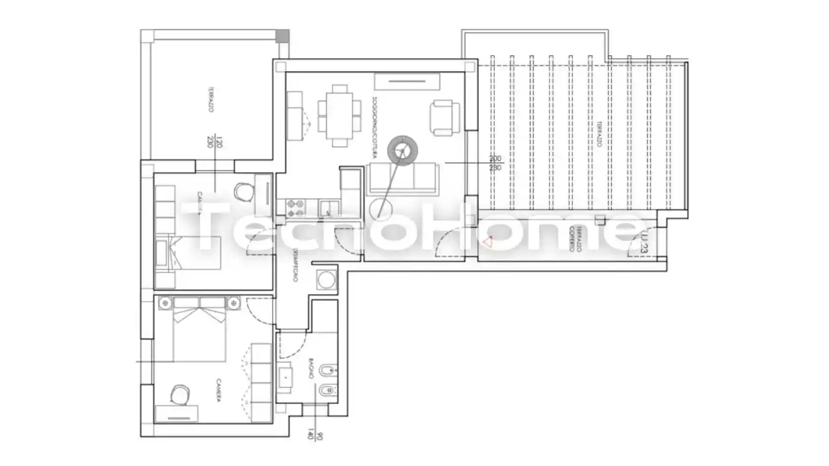 Attico via Don Giovanni Minzoni 42, Centro, Noceto - foto 2