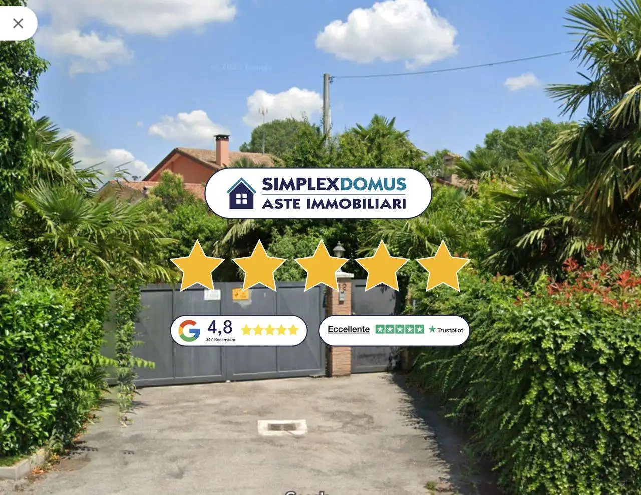 Villa in asta a Padova