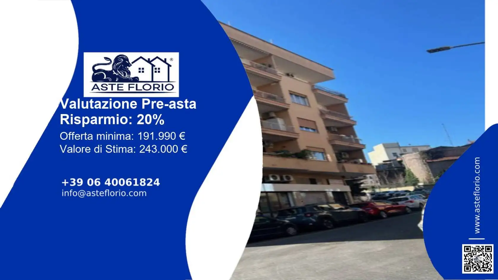 Appartamento in asta a Roma