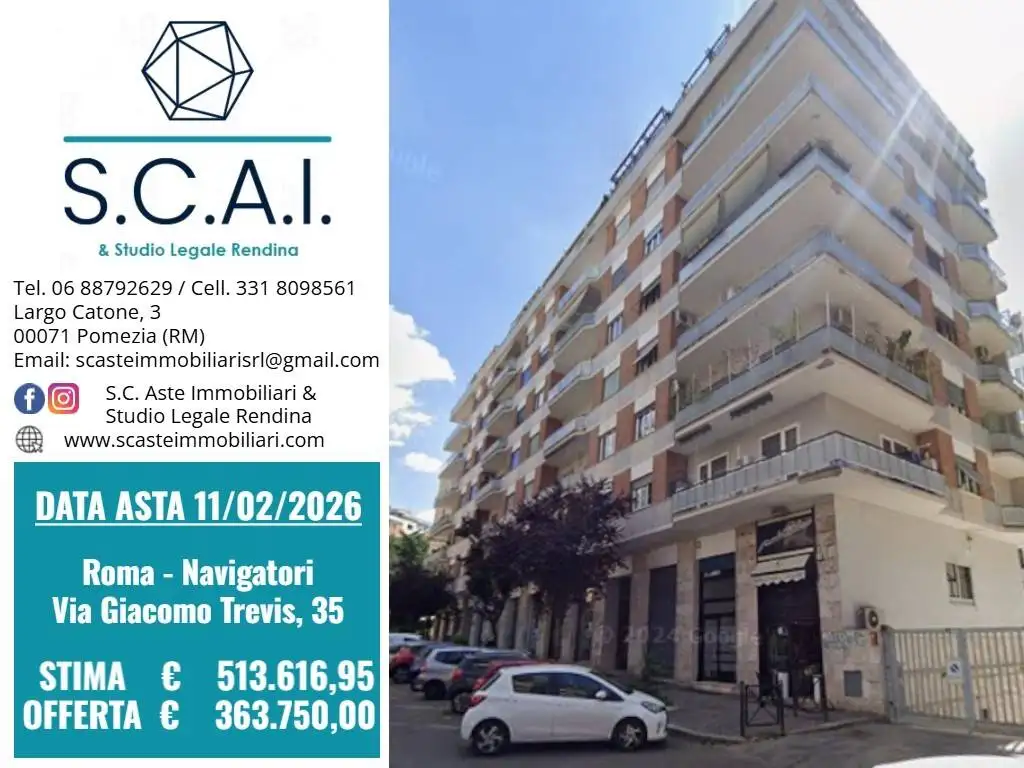 Attico - Mansarda in asta a Roma