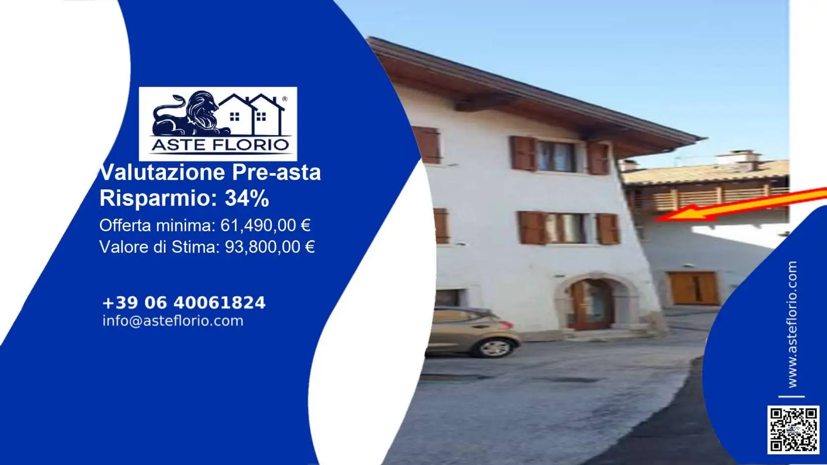 Appartamento in asta a Cavedine