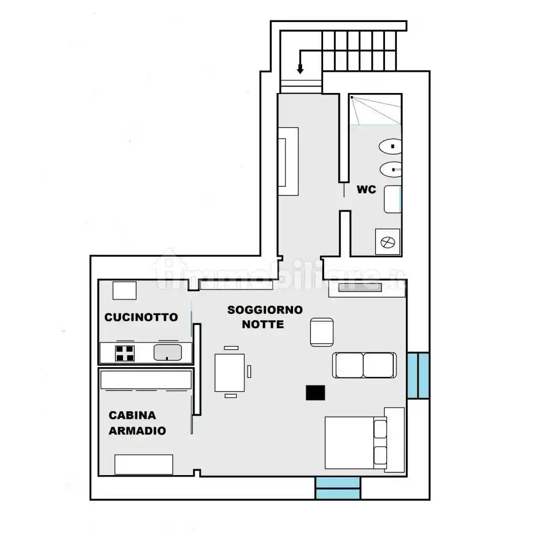 Monolocale via Francesco Soave 31, Bocconi, Milano - foto 2