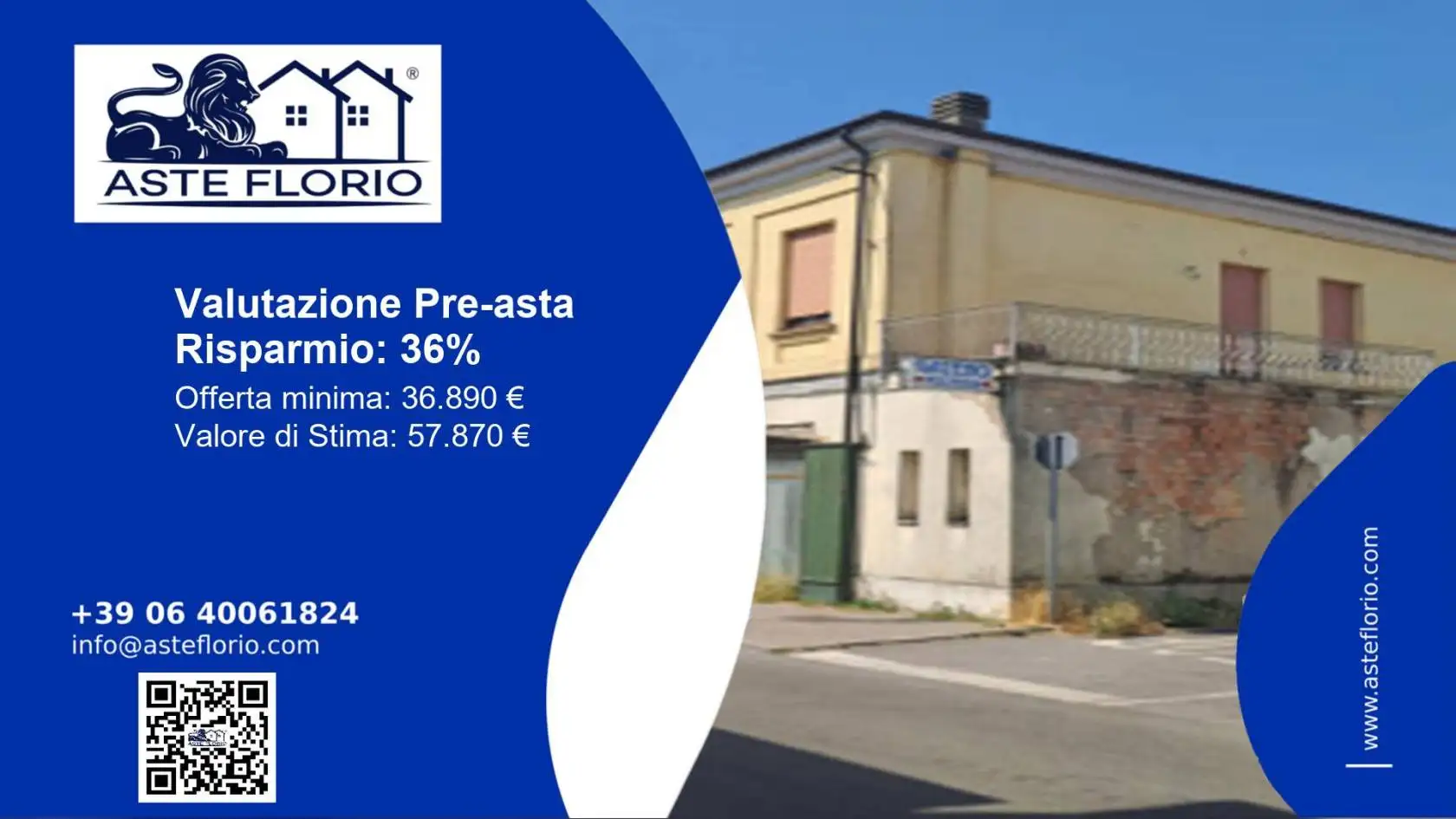 Appartamento in asta a Lungavilla