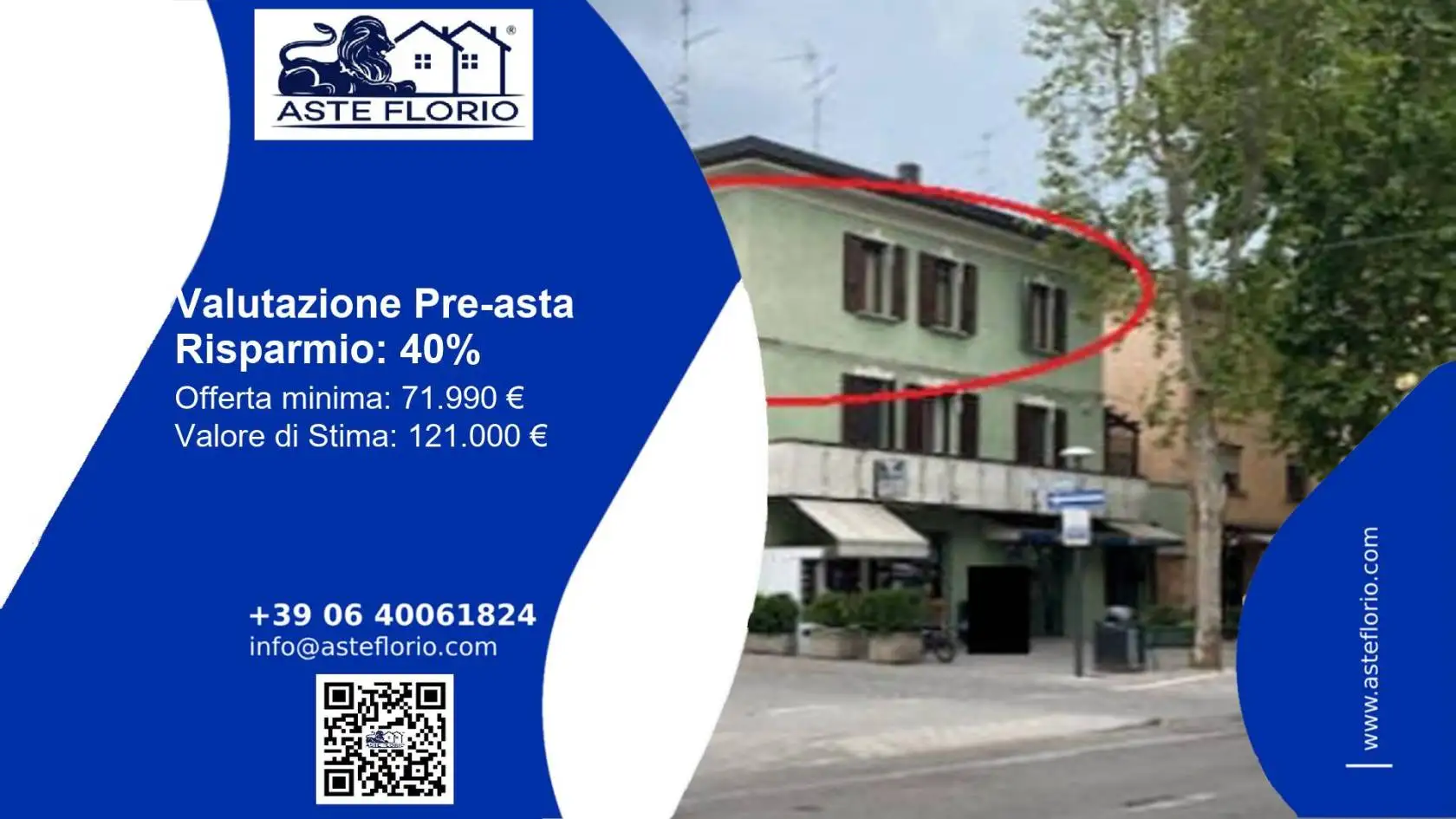 Appartamento in asta a Rio Saliceto