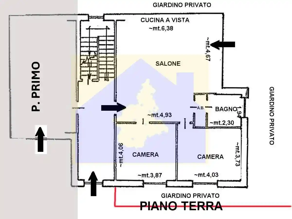 Quadrilocale corso Superga, Centro, Buttigliera Alta - foto 5