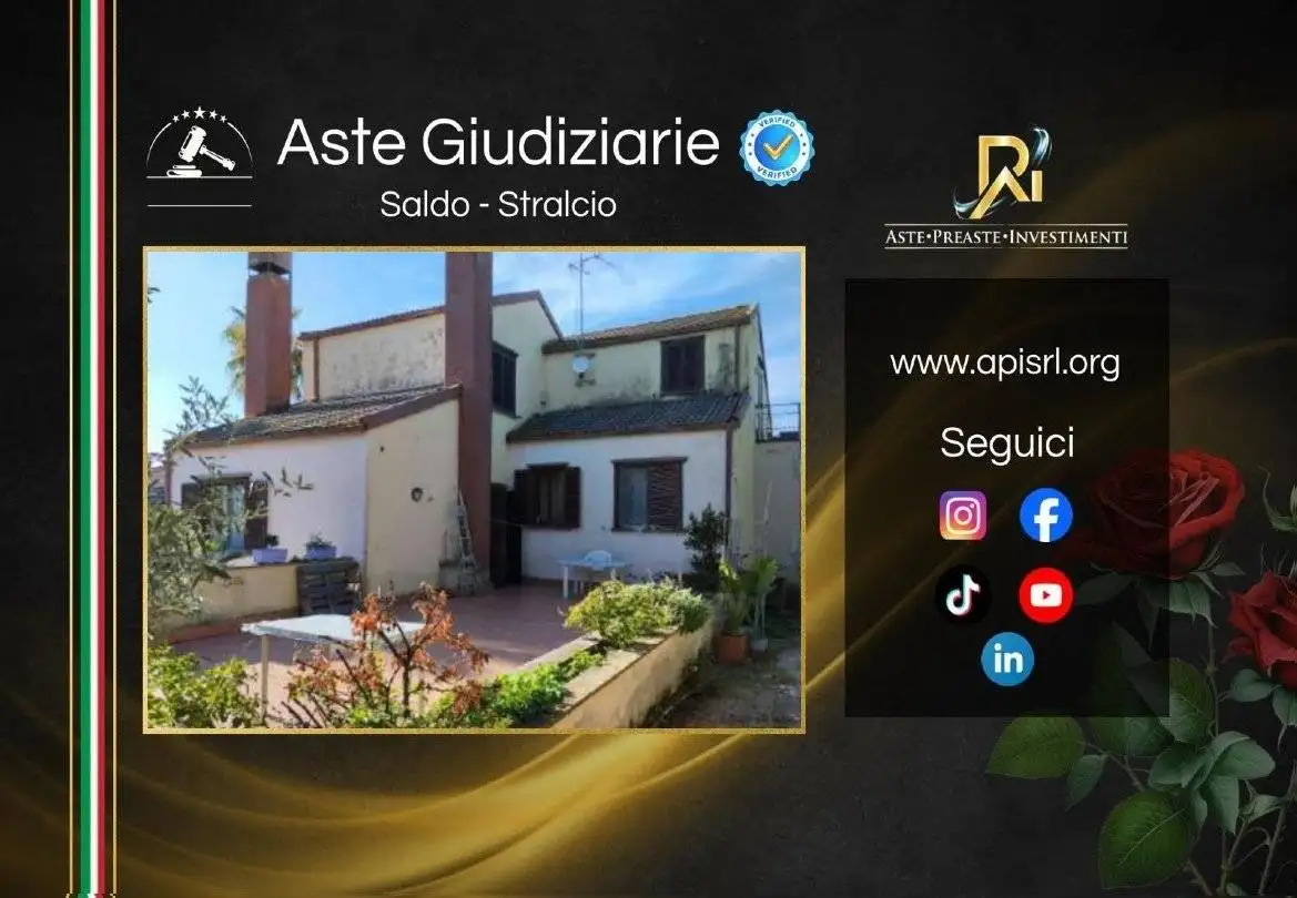 Villa in asta a Viterbo