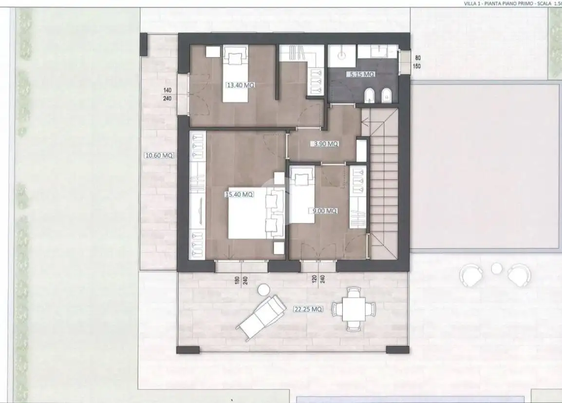 Villa unifamiliare, nuova, 230 m², Crociale, Manerba del Garda - foto 3