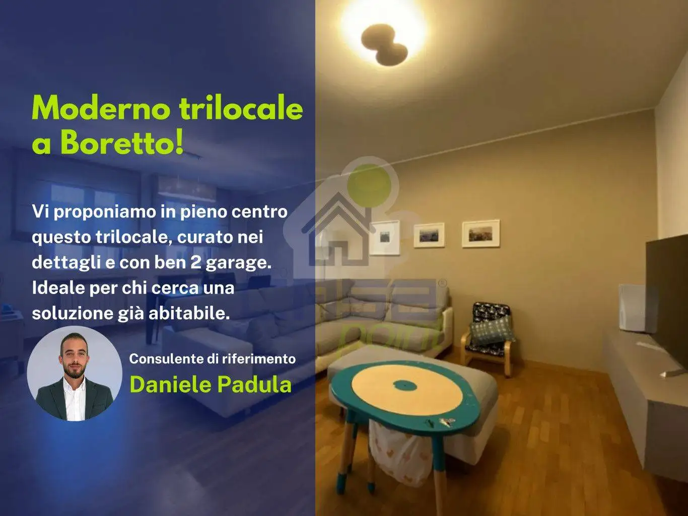 Appartamento in vendita a Boretto