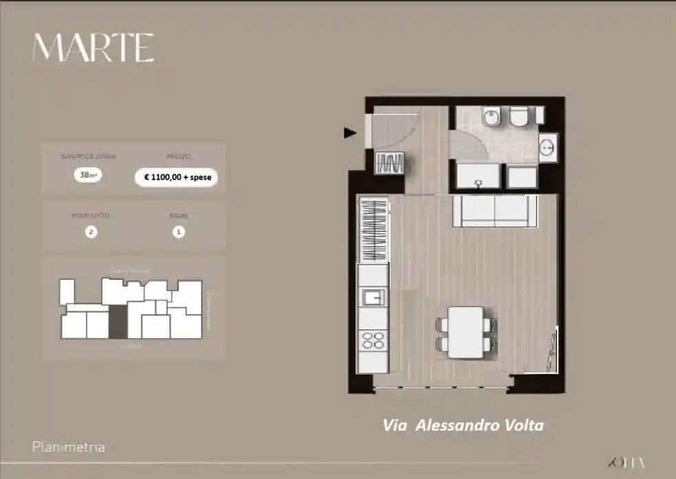 Monolocale via Alessandro Volta 3, Via Roma, Torino - foto 4