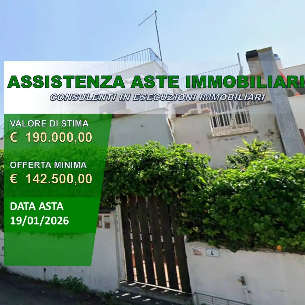 Villetta a schiera in asta a Cerveteri