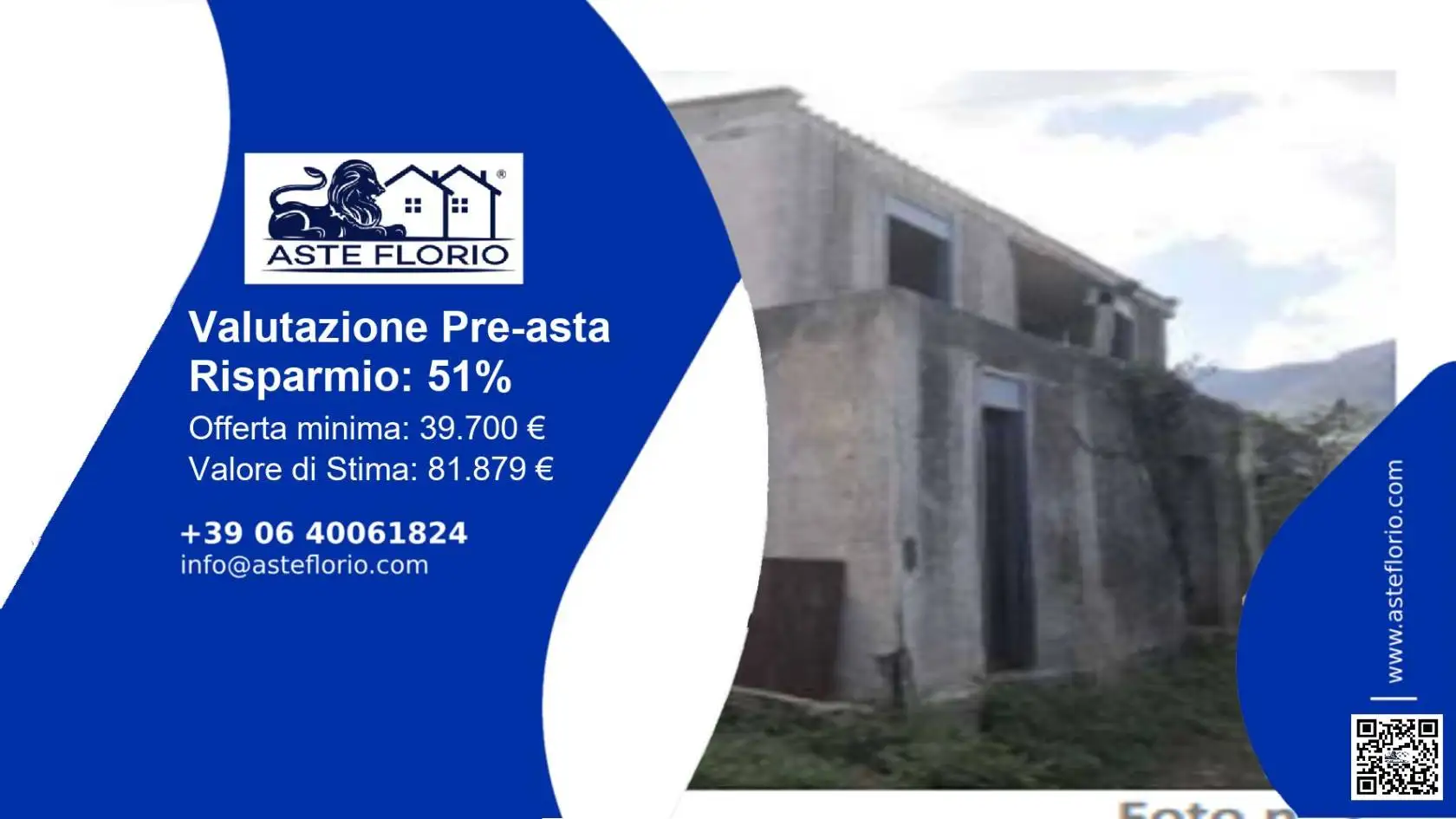 Palazzo - Stabile in asta a Trabia