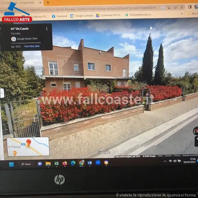 Villa in asta a Monteroni d'Arbia