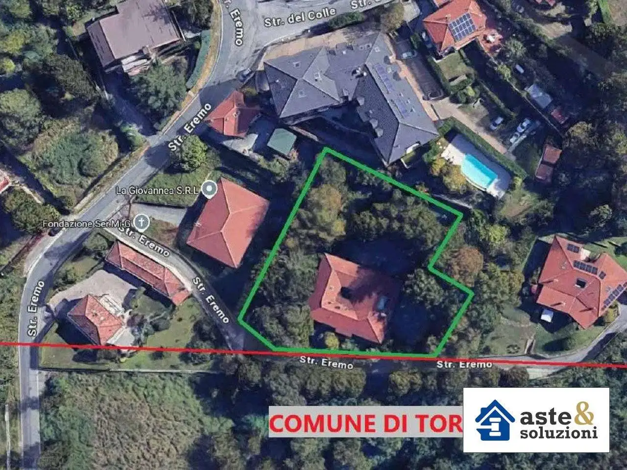 Villa in asta a Pecetto Torinese